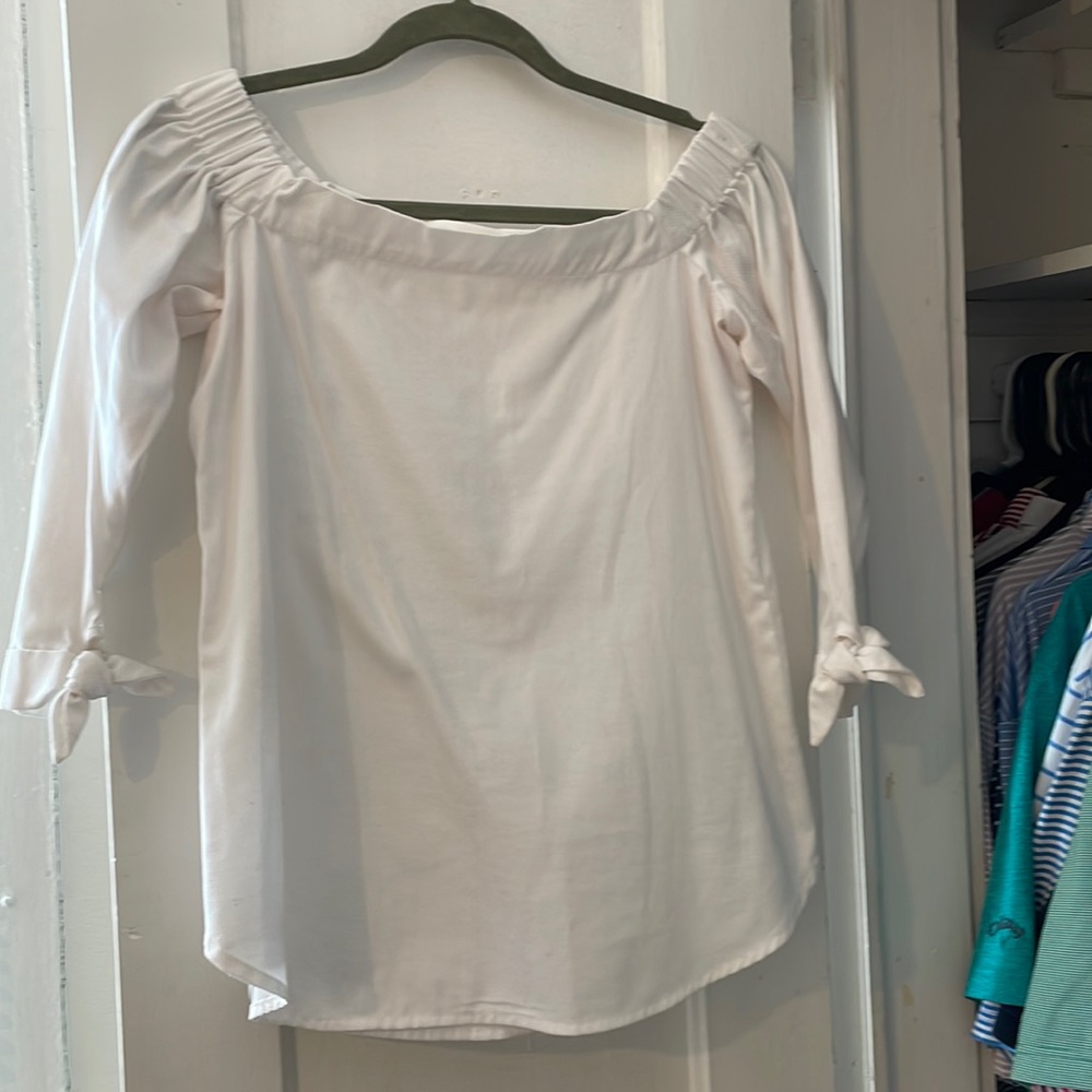 Off the shoulder banana republic top